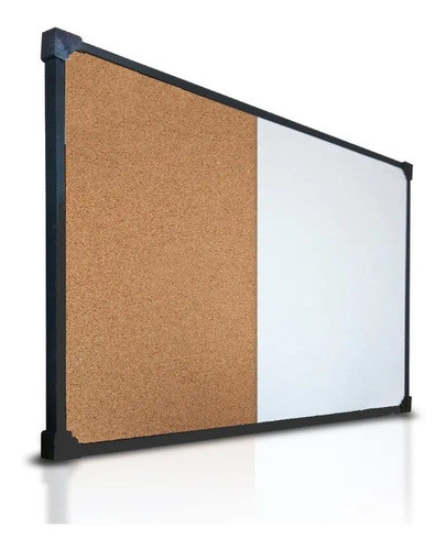 Pizarra Combinada 40x60 Cm-corcho/blanca-marco Madera-oferta 1