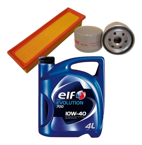 Kit Filtros Aceite Y Aire + Elf 10w40 Renault Sandero 1.6 8v 0