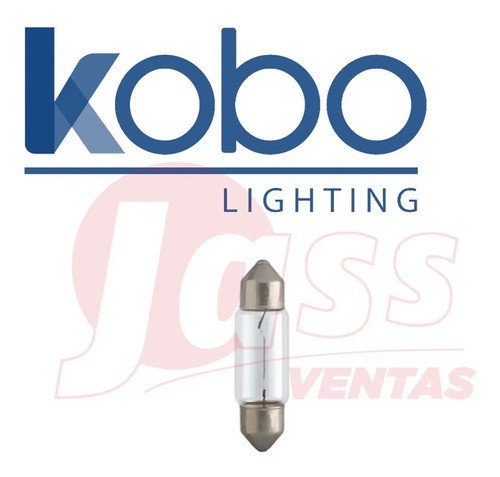 Lampara Kobo Lighting  Halogena Tubular 10w 12v X Unid 44mm 1