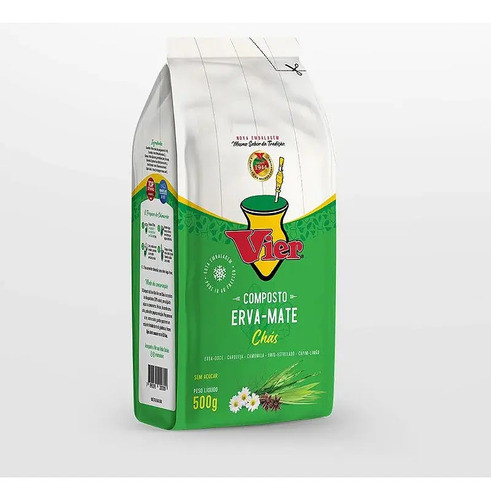 Yerba Mate Compuesto De Té 500gr 0