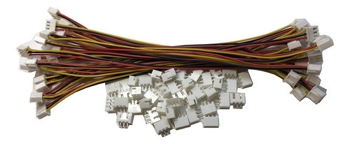 Lattech - 20 Conectores Hembra Jst Xh De 3 Pines En Ambos La 0