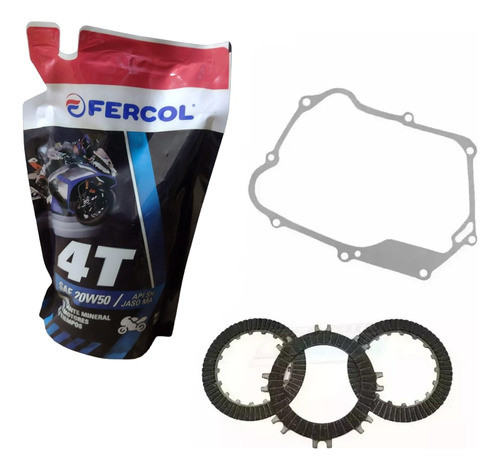 Kit Embrague Aceite + Discos + Junta Corven Mirage 110 0