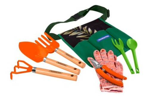 Set Jardineria 8 Piezas Palitas + Cinturon Tramontina Regalo 0