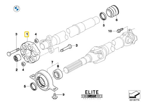 Manchon Cardan Bmw 3' E90 Lci 320i N46n 1