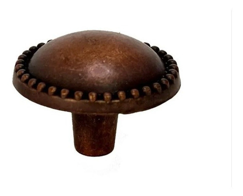 Tirador Botón Júpiter Herraje Mueble Cajón Cobre Viejo X 10 1
