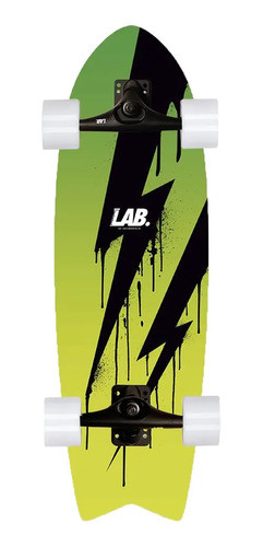 Surfskate Completo Fishtail Mavericks Lab 80cm Trucks Cx 0