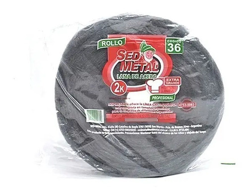 Lana De Acero  X2 Kg En Rollo  Sed Metal 0