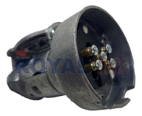 Conjunto Base Y Ficha Enchufe Para Acoplado Royaltek 1