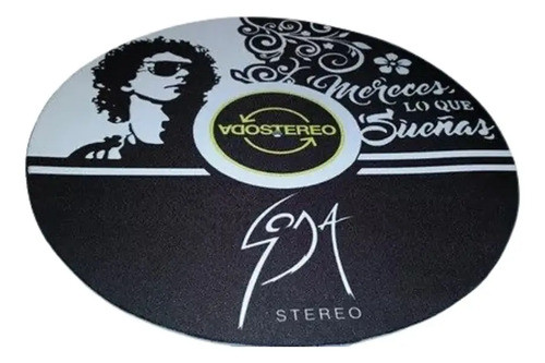 Soda Stereo Mereces Slipmat Paño Suave Espuma Excelente 0