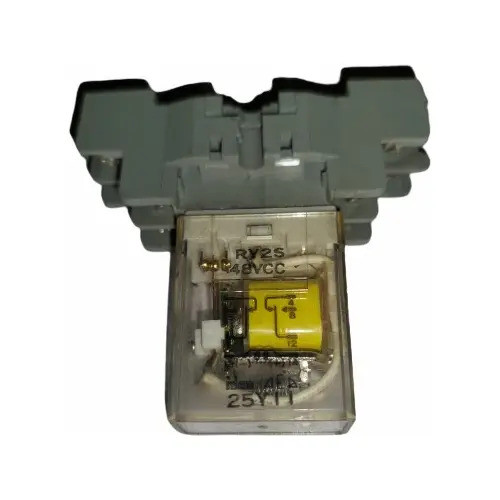 Rele Idec Ry2s 48vcc Doble Inversor Con Zócalo Riel Din 0