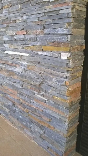Librillo Rústico De Piedra Laja Negra Industria Uruguaya 1