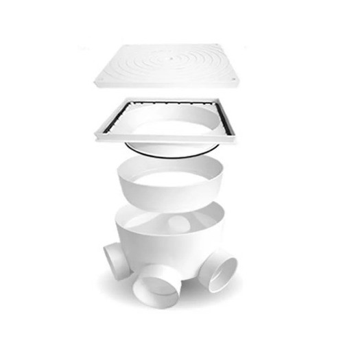 Cámara De Inspección Kit Pvc Cloacal Pluvial 40 X 40 Ovcam 1