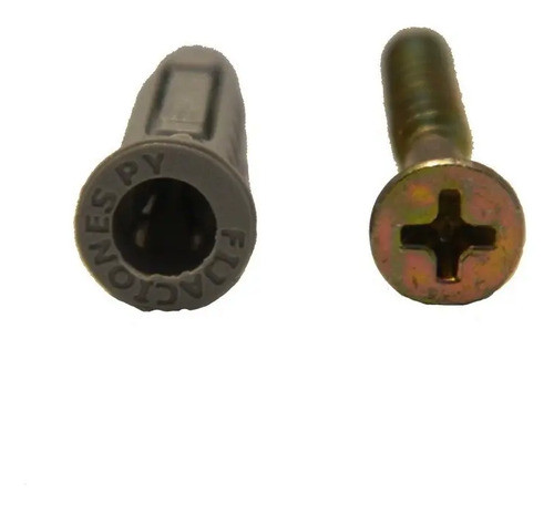 Tarugo Espyga Ladrillo Hueco 6 Con Tornillo X 500 Unidades 1