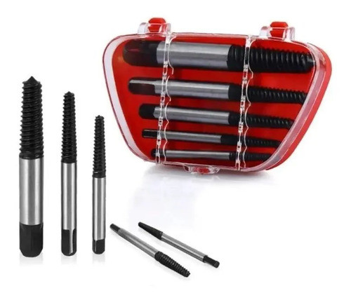 Set Extractor De Tornillos Roto Rosca Izquier Macho 3 A 18mm 0