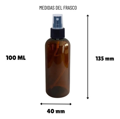 10 Envases Pet Sevilla Ambar 100ml Spray Negro 1