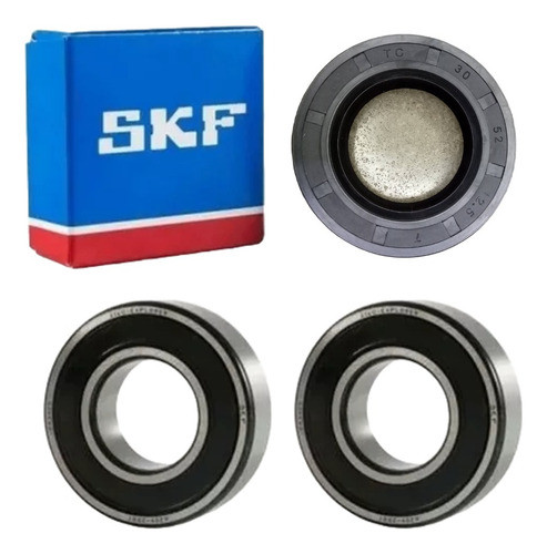 Kit Rodamientos Skf Reten Lavarropas Candy Ca710 03/04 0