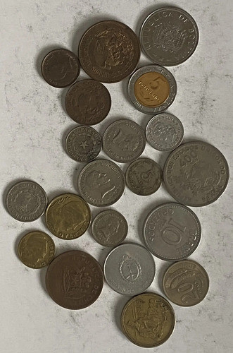 20 Monedas Distintas Antiguas, América Muchos Países, Ame14 0
