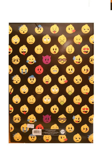 Carpeta Emoji Emoticones  3 Solapas Con Elastico V Crespo 1