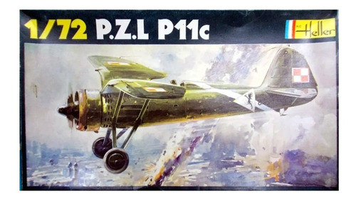 Pzl P11 C Escala 1/72 Heller 248 0