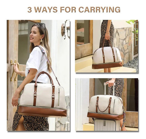 Cluci Weekender Bolso Para Mujeres Cuero Durante La Noche Ll 1