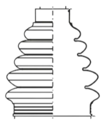 Fuelle Homocinetica Lado Rueda Chevrolet Onix Prisma Spin 0
