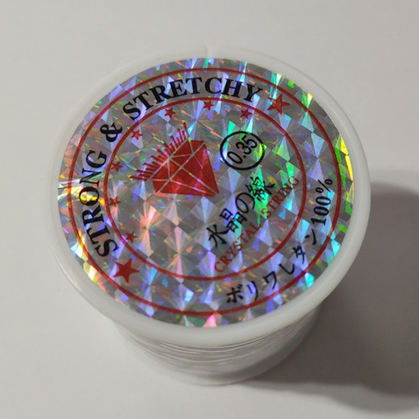 100mt Tanza Rigida 0.35 - Armado Artesanias Bijouteria 0