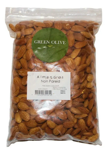 Almendras Non Pareid Green Olive X 1kg 0