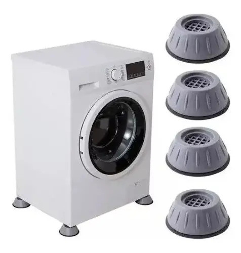 Bases De Goma Para Lavadora Antivibración 4 Unidades 0