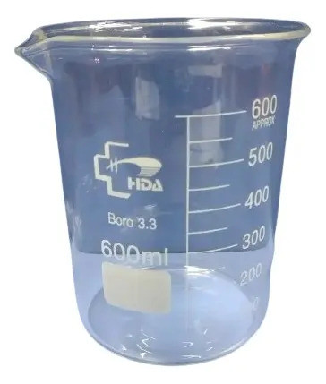 Vaso Precipitado 600ml  Borosilicato 3.3 0