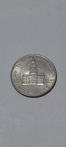 Moneda Usa 1/2 Dolar 1976 Conmemorativo Bicentenario Indepen 0