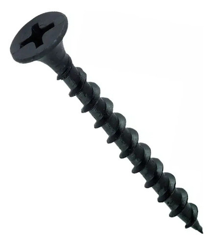 Tornillo Para Madera Autoperforante 6x2 1/2 Negro X 500 U 1
