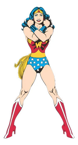 Classic Wonder Woman Sticker Decoración Pared 0