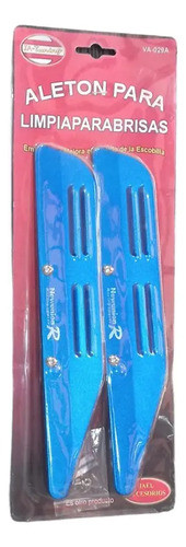 Aletones Limpiaparabrisas En Aluminio, Tuning. Azul 0