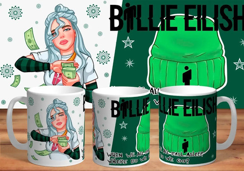 Taza Billie Eilish De Cerámica 1