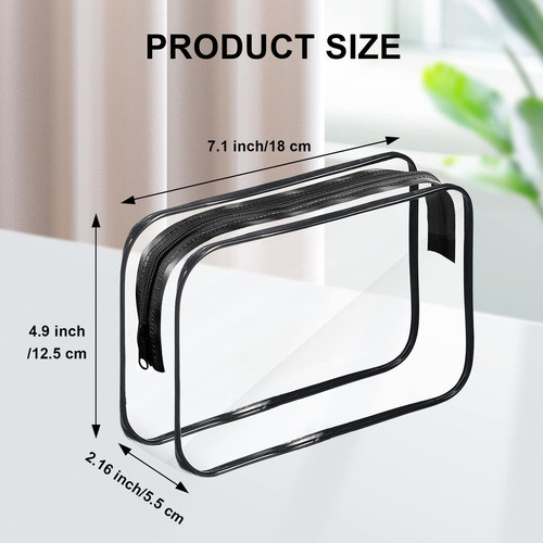 Merkaunis 36 Bolsas De Maquillaje Transparentes A Granel, Bo 1