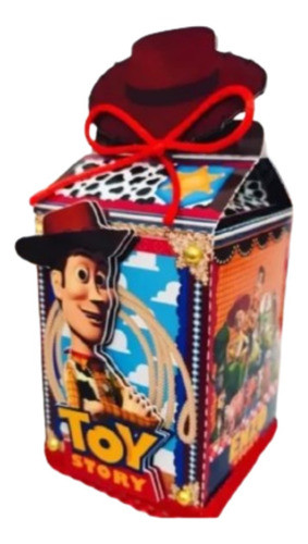 25 Cajitas Milk Box En 3d De Toy Story 1