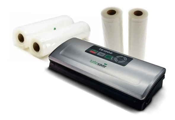 Envasadora Al Vacío Turbosaver Ts 1200 + 4 Rollos Gofrados 0 Envasadora Al Vacío Turbosaver Ts 1200 + 4 Rollos Gofrados 0