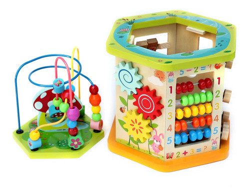 Cubo De Juego En Madera Didactico Flaber 0