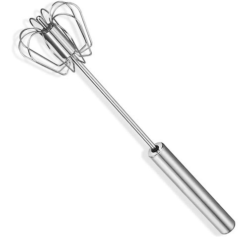 Batidor Manual Huevo Crema Leche Acero Inoxidable Mezclador 0