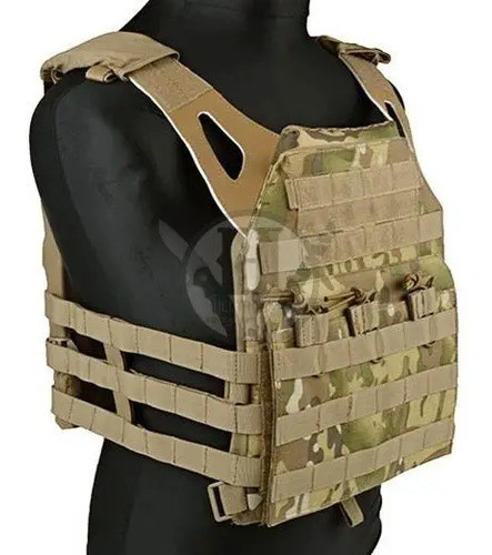 Chaleco Tactico Molle Jpc Airsoft Multicam Uca Reforzado Rbn 0