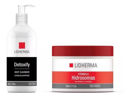 X2 Detoxify Deep Cleanser + Hidrosomas Hialurónico Lidherma 0