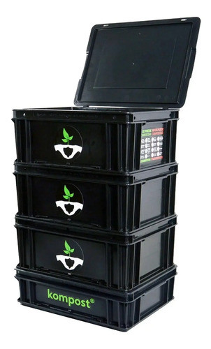 Compostera Urbana Balcón Lombrices Compost 45 L  K C 0