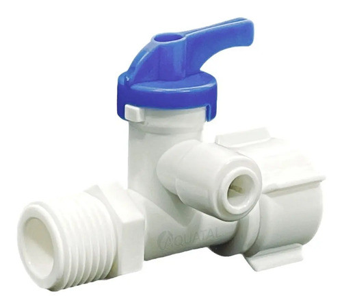 Conector Con Llave De Paso Para Dispenser Y/o Heladera 0
