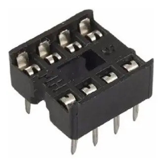 Pack X 5 Zocalo Ic Socket 8 Pin Dip 8 8p Dip8 Para Soldar 1