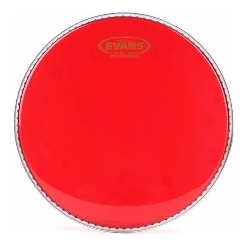 Parche Evans Hydraulic Red 15 Para Timbal O Bateria Rojo 1