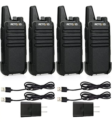 Retevis Radio Bidireccional Rt22 Recargable De 0