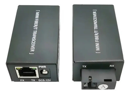 Kit Media Converter Gigabit Red Por Fibra 1