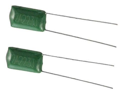 Set X2 Capacitores De Tono Guitarra 0,022uf Poliester (223) 0