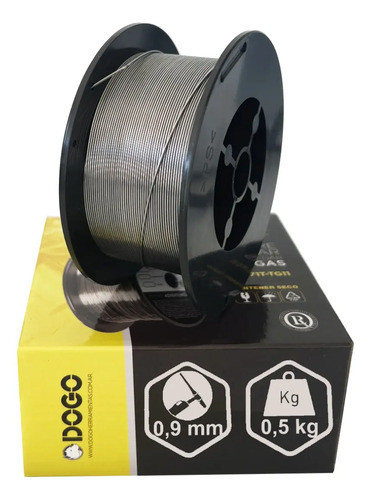 Alambre Flux 0,9mm Mig Sin Gas Rollo 0,5 Kg - Pack X3 Rollos 1