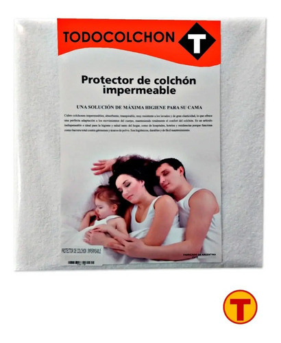 Cubre Colchon Impermeable Cuna Toalla Y Pvc 120x60 Todocolch 0